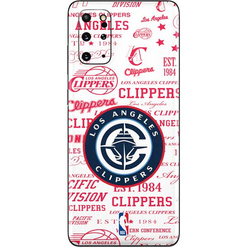 NBA Los Angeles Clippers Blast Logos Galaxy S20 Plus Skin